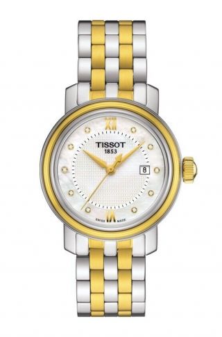 Tissot Bridgeport Swiss Two Tone Stainless Steel Ladies Watch T0970102211600