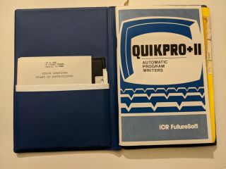 TRS - 80 QuikPro,  II Automatic Program Writer Software and Advertising Brochure 2