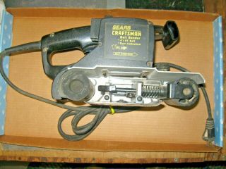 Vintage Craftsman 4 " Belt Sander Model 315 - 117920 7.  5 Amp - 1 1/4 Hp Usa