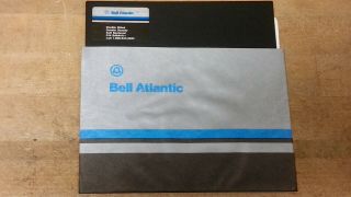 Old Vintage Computer Bell Atlantic Bell System Telephone 8 Inch Floppy Disk