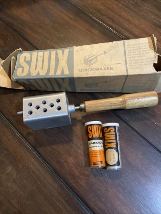 Vintage Swix Skiing Quickwaxer Downhill Or Cross Country Skiing Made In Sweden