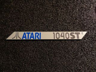 Atari 1040 STE Color Label / Logo / Sticker / Badge 100 x 10 mm [288e] 2