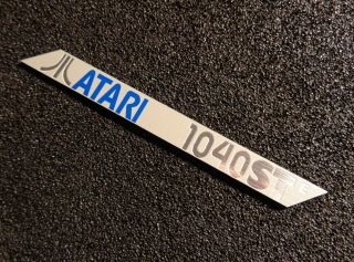 Atari 1040 STE Color Label / Logo / Sticker / Badge 100 x 10 mm [288e] 3