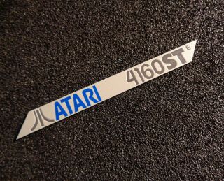 Atari 4160 Ste Color Label / Logo / Sticker / Badge 100 X 10 Mm [288f]
