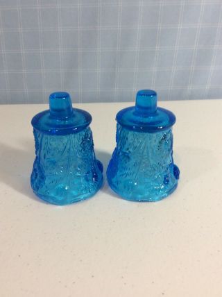 2 Vintage Home Interiors Blue Daisy Flower Votive Cup Candle Holders Sconce