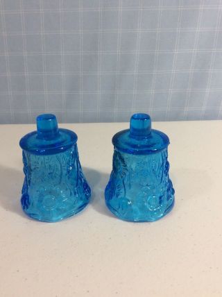 2 Vintage Home Interiors Blue Daisy Flower Votive Cup Candle Holders Sconce 2