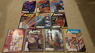 Antic The Atari Resource Vol 5 Numbers 1,  2,  3,  4,  5,  6,  7,  8,  10,  12