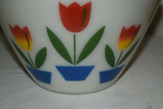 Vintage Fire King Oven ware TULIP 8 1/2 