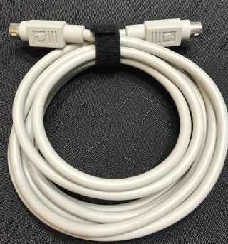 Vintage Apple Macintosh 6 Ft.  590 - 0552 - A Mini Din 8 Male To Male Cable