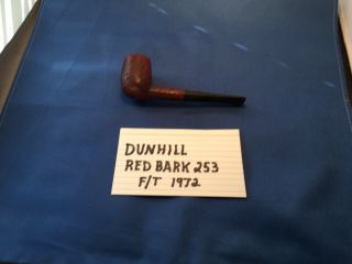 Dunhill Vintage 1972 Red Bark Made In England Pipe
