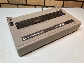 Vintage Commodore Dot Matrix Computer Printer Mps - 803