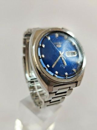 Vintage 1971 Seiko 6119 - 8273 Automatic Rare Blue Dial Day/Date 2