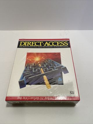 Direct Access 5.  0 Vintage Pc System Delta Tech 1989 Rare Ibm