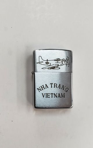 Vintage Zippo Lighter Nah Trang Vietnam