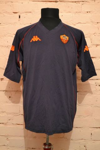 Vintage As Roma Football Shirt 2002/2003 Jersey Maglia Calcio Kappa Italy