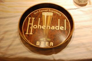 Vintage Beer Tray 1930 ' s Hohenadel 2