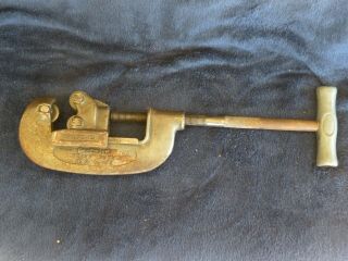 Ridgid No 2 Heavy Duty Pipe Cutter 1/8” To 2” Vintage Cast Iron 3