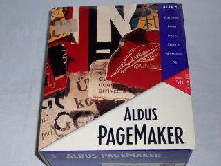 Vintage Mac Software Aldus Pagemaker Version 5.  0