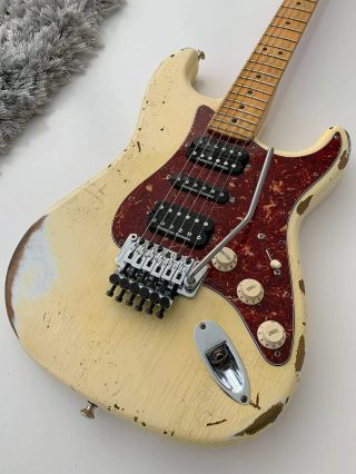 Fender Custom Shop Zf Heavy Relic Mick Mars Floyd Rose Stratocaster 2015 Vintage