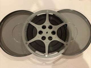 Vintage 16mm 1200 Ft.  12 Inch Metal Movie Film Reel W Canister,  Unwatched Compco