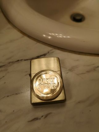 Rare 1994 Lucky Strike Zippo Lighter Gold And Brass Emblem Only A Few Made