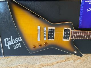 Gibson Explorer Pro 2007 Limited Edition Only 400 Vintage Sunburst Aa Flamed Map