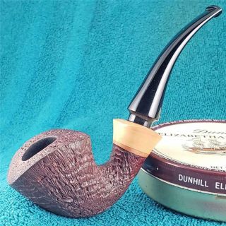 Unsmoked Kevin Arthur Large Bent Dublin Freehand American Estate Pipe
