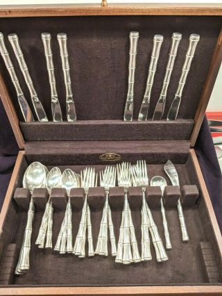 Towle Mandarin 37 Piece Sterling Silver Flatware Set For 8