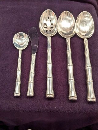 Towle Mandarin 37 Piece Sterling Silver Flatware Set for 8 5