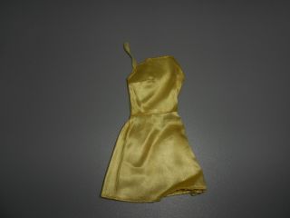 Vintage Barbie - Shirt Dressy 1487 Htf Yellow Underdress