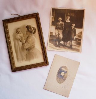 3 Vintage Antique Early 1900 