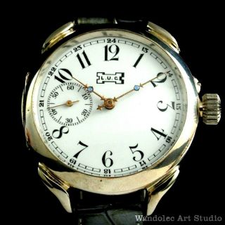 Vintage Men ' s Wristwatch Silver Mens Watch Louis Ulysse Chopard LUC Movement 3