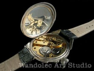 Vintage Men ' s Wristwatch Silver Mens Watch Louis Ulysse Chopard LUC Movement 5