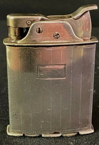 Vintage International Sterling Silver Evans Roller Bearing Lighter No Monogram