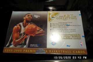 1999/00 Topps Gallery Basketball Hobby Box Factory