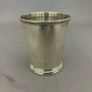 C.  Hines Southern American Coin Silver Julep Cup C.  1870