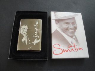 Frank Sinatra Vintage Zippo Chrome Cigarette Lighter
