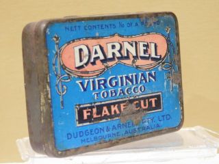 Darnell Virginian Flake Cut Tobacco Tin,  Dudgeon & Arnell,  Melbourne