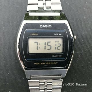 Rare 1987 Vintage Casio B - 612w (350) Japan M 34mm Watch - Battery