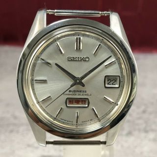 OH serviced,  SEIKO BUSINESS Vintage 1963 26Jewels 6206 - 8190 Automatic Men ' s 361 3