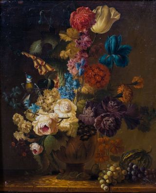 17th Century Dutch Old Master Still Life Flowers Rachel RUYSCH (1664 - 1750) 2