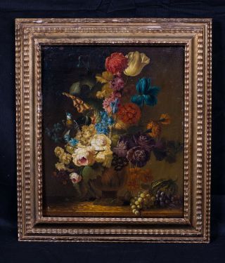 17th Century Dutch Old Master Still Life Flowers Rachel RUYSCH (1664 - 1750) 3