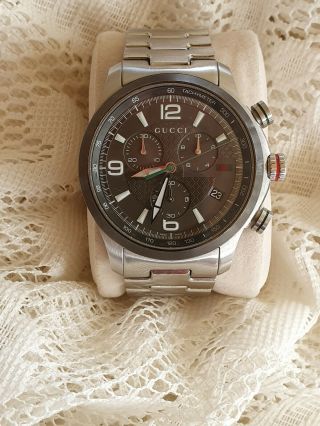 Authentic Men/s Gucci (timeless) Chronograph Watch.  Ya126238.