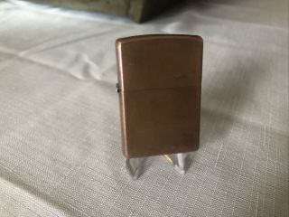 2003 Rare Solid Copper Zippo Lighter - Insert - - Take A Look