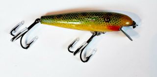Pflueger Palomine Jr Lure In Tough Frog Scale Finish Oh 1930s