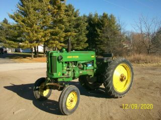 53 John Deere 40 Antique Tractor 3 Point Wide Front Farmall Oliver B