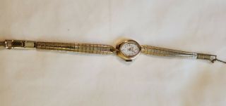 Vintage 14k Gold Ladies Watch,  17 Jewel Self Wind,  Gervais