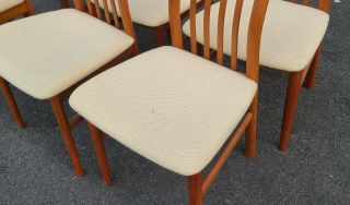 Mid Century Danish Modern Teak Rasmus Dining Room Table w/ 6 SVA Mobler Chairs 4