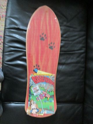 Vintage Skateboard Deck Santa Cruz Eric Dressen Pup 1989 And Comics Jim Philipps