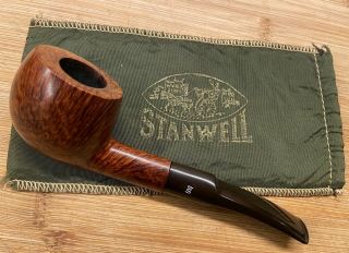 Rare Early Stanwell 78 Oval Top Regd No Sixten Ivarsson Hand Made Pipe See Video